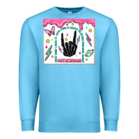 Ocean Blue some days i rock it Premium Sweatshirt - MaliasSmallBusiness