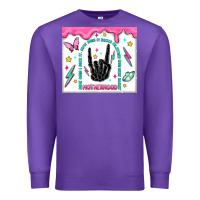 Purple some days i rock it Premium Sweatshirt - MaliasSmallBusiness