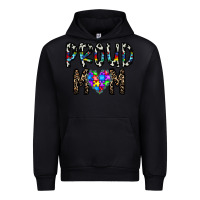 Black proud mom Urban Hoodie - CowhideDigitalArt