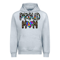 Heather Grey proud mom Urban Hoodie - CowhideDigitalArt