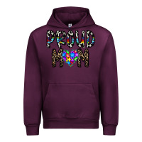 Mauve Wine proud mom Urban Hoodie - CowhideDigitalArt