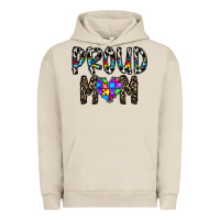 Pigment French Oak proud mom Urban Hoodie - CowhideDigitalArt