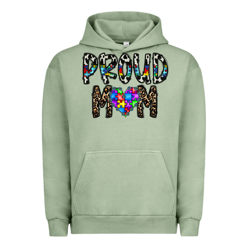 Proud Mom Urban Hoodie by CowhideDigitalArt | Teevron