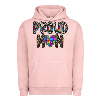 Pigment Salmon proud mom Urban Hoodie - CowhideDigitalArt