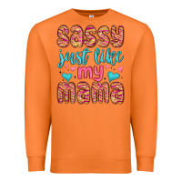 Carrot sassy just like my mama Premium Sweatshirt - MaliasSmallBusiness
