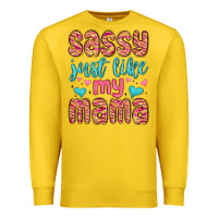Lemon sassy just like my mama Premium Sweatshirt - MaliasSmallBusiness