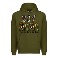 Army Green boy nana from son up to son down Premium Hoodie - CowhideDigitalArt