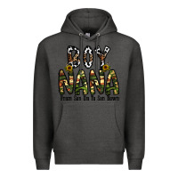 Charcoal Heather boy nana from son up to son down Premium Hoodie - CowhideDigitalArt