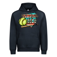 Navy softball life Urban Hoodie - CowhideDigitalArt