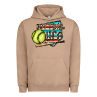 Pigment Burro softball life Urban Hoodie - CowhideDigitalArt