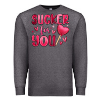 Charcoal Heather sucker for you Premium Sweatshirt - MaliasSmallBusiness