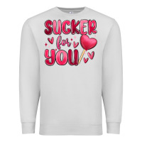 Dove Grey sucker for you Premium Sweatshirt - MaliasSmallBusiness