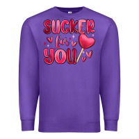 Purple sucker for you Premium Sweatshirt - MaliasSmallBusiness