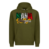 Army Green mama chingona Premium Hoodie - RacoonDesign