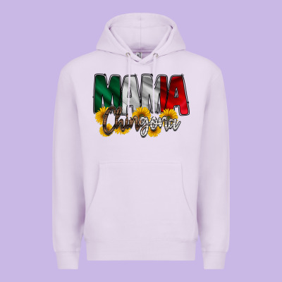 Mama Chingona Premium Hoodie Designed By Racoondesign