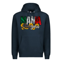Navy mama chingona Premium Hoodie - RacoonDesign