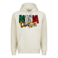 Oatmeal Heather mama chingona Premium Hoodie - RacoonDesign