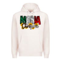 Pale Pink mama chingona Premium Hoodie - RacoonDesign
