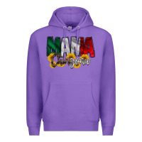 Purple mama chingona Premium Hoodie - RacoonDesign