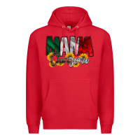 Red mama chingona Premium Hoodie - RacoonDesign