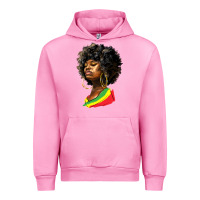 Fuchsia Pink juneteenth black women Urban Hoodie - HRA Design Shop