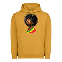 Pigment Peanut Butter juneteenth black women Urban Hoodie - HRA Design Shop