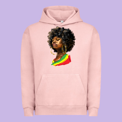 Juneteenth Black Women Urban Hoodie Designed By Hra Design Shop