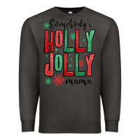 Smoke somebodys holly jolly mama Premium Sweatshirt - MaliasSmallBusiness