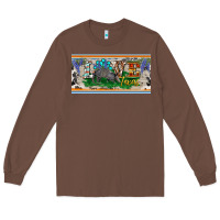 Chestnut love texas armadillo license plate Long Sleeve Tee - BarkalooDesign