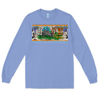 Colony Blue love texas armadillo license plate Long Sleeve Tee - BarkalooDesign