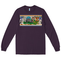Plum love texas armadillo license plate Long Sleeve Tee - BarkalooDesign