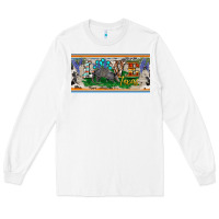 White love texas armadillo license plate Long Sleeve Tee - BarkalooDesign