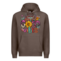 Coffee good vibes cassette boombox Premium Hoodie - FaDigitalArtStudio