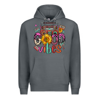 Rock good vibes cassette boombox Premium Hoodie - FaDigitalArtStudio