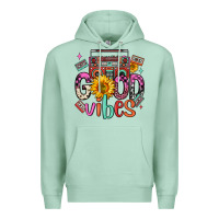Seafoam good vibes cassette boombox Premium Hoodie - FaDigitalArtStudio