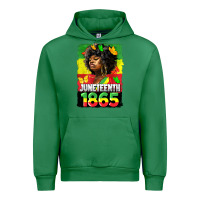 Emerald juneteenth 1865 black freedom Urban Hoodie - HRA Design Shop