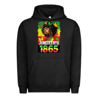 Pigment Black juneteenth 1865 black freedom Urban Hoodie - HRA Design Shop