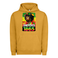 Juneteenth 1865 Black Freedom Urban Hoodie | Teevron