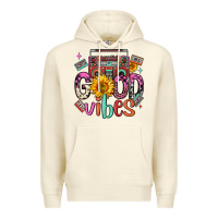 Sandshell good vibes cassette boombox Premium Hoodie - FaDigitalArtStudio