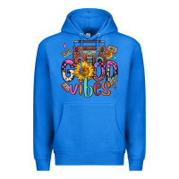 True Royal good vibes cassette boombox Premium Hoodie - FaDigitalArtStudio