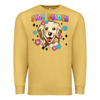 Antique Gold stay golden Premium Sweatshirt - MaliasSmallBusiness