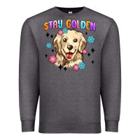Charcoal Heather stay golden Premium Sweatshirt - MaliasSmallBusiness