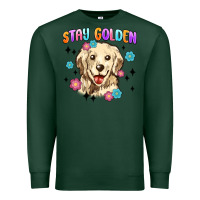 Sports Green stay golden Premium Sweatshirt - MaliasSmallBusiness