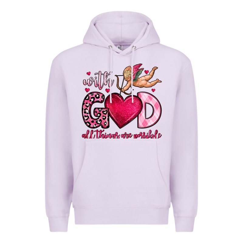 With God All Things Are Possible Premium Hoodie by OliviaCreatesArt | Teevron