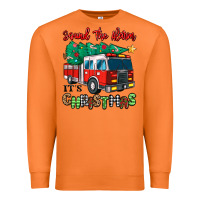 Carrot sound the alarm its christmas fire truck Premium Sweatshirt - MaliasSmallBusiness