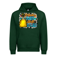 Forest Green whiskey bent hell bound Urban Hoodie - CowhideDigitalArt
