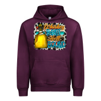 Mauve Wine whiskey bent hell bound Urban Hoodie - CowhideDigitalArt