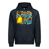 Navy whiskey bent hell bound Urban Hoodie - CowhideDigitalArt