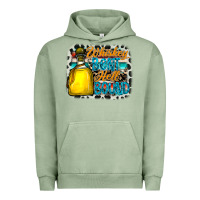 Pigment Oil Green whiskey bent hell bound Urban Hoodie - CowhideDigitalArt