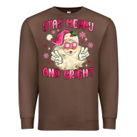 Chestnut stay merry and bright Premium Sweatshirt - MaliasSmallBusiness